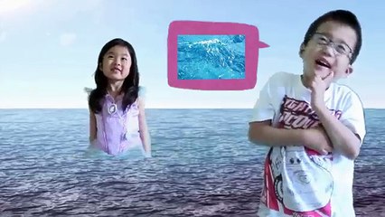 Little Hero & Princess Mermaid Power Ranger Ariel vs SHARK Kids