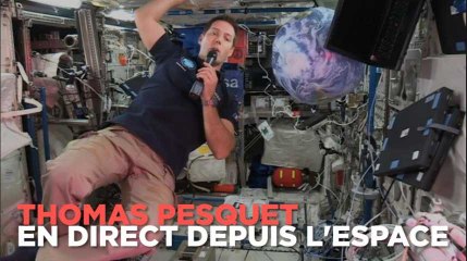 Thomas Pesquet : "On a l'impression qu'on tombe, c'est impressionnant"