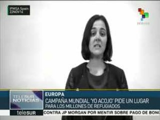 "Yo Acojo", campaña de Amnistía Internacional en pro de los refugiados