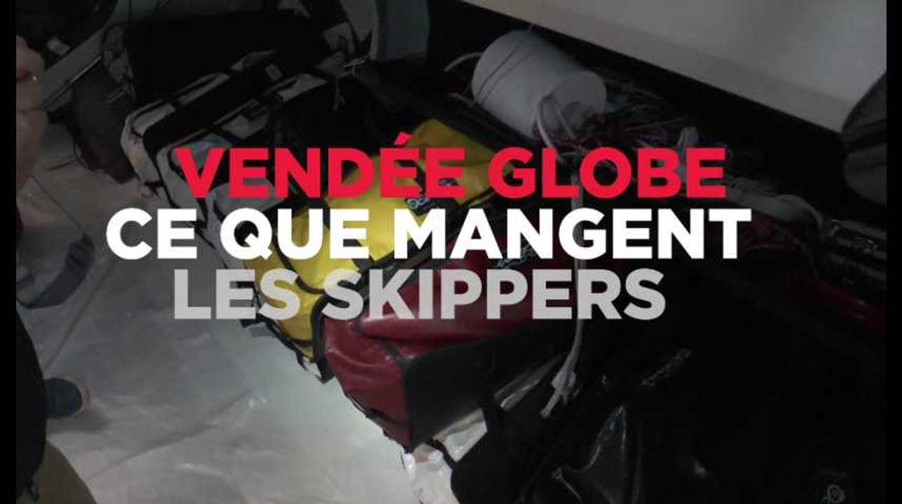 Véndée Globe : ce que mangent les skippers