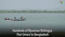 Hundreds of Myanmar Rohingya Flee Unrest to Bangladesh