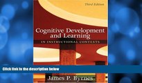 Big Sales  Cognitive Development and Learning in Instructional Contexts (3rd Edition)  Premium