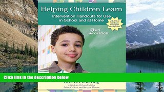 Deals in Books  Helping Children Learn: Intervention Handouts for Use in School and at Home,