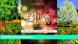 Deals in Books  Ethics and Law for School Psychologists  Premium Ebooks Best Seller in USA