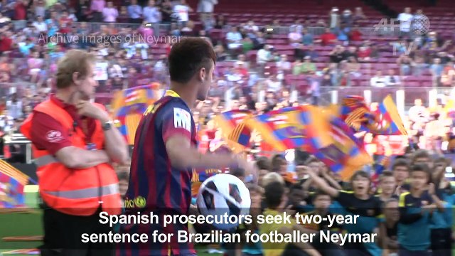 Prosecutors seek two-year sentence for Neymar