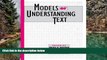 Buy NOW  Models of Understanding Text (Cog Studies Grp of the Inst for Behavioral Research at