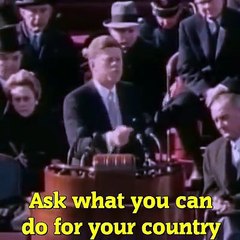 John F Kennedy speech