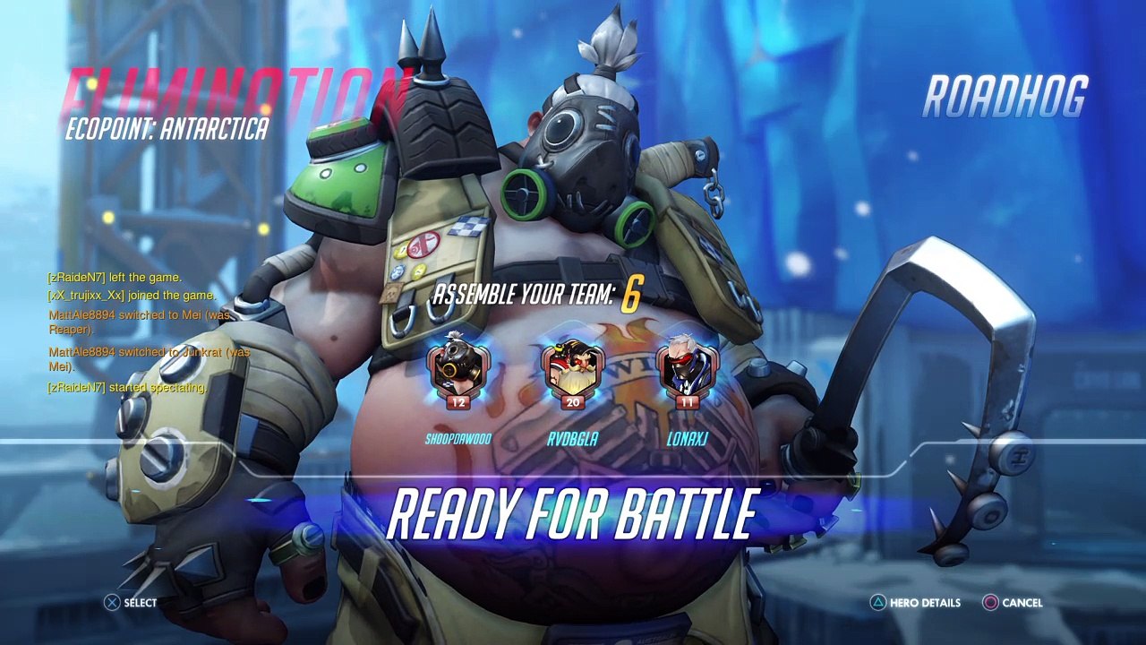 Overwatch 3v3 Elimination