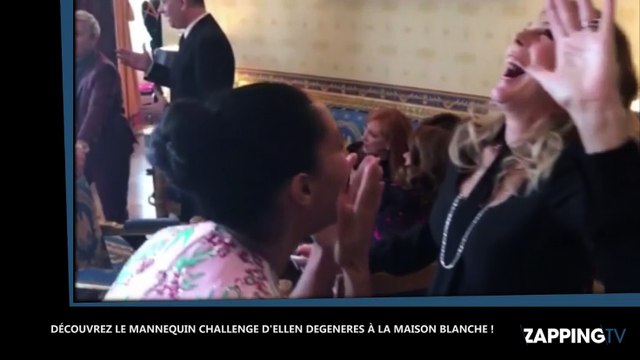Etats-Unis : Ellen DeGeneres fait une Mannequin Challenge à la Maison Blanche (Vidéo)