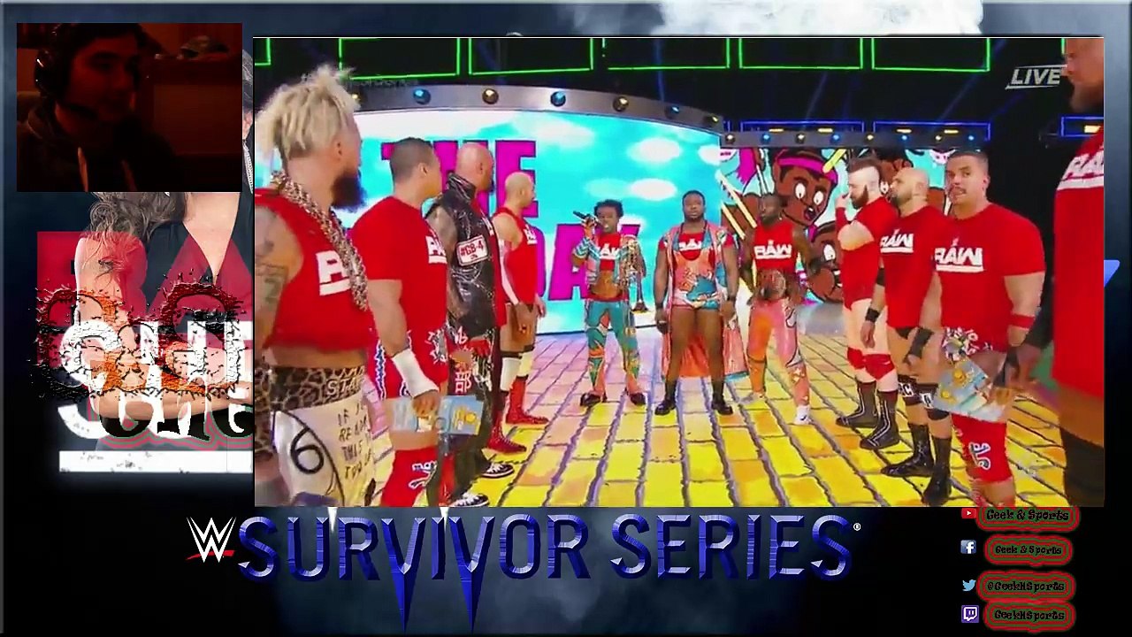 The Wrestling Show : WWE Survivor Series 2016 : Traditionnal Tag Team Match : Team new Day vs Team Slater/Rhyno