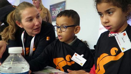 Atelier pédagogique au salon de la robonumérique à Saint-Quentin