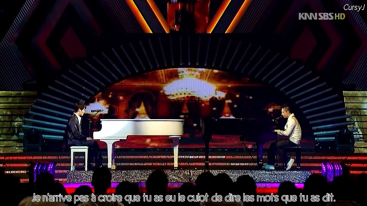 [VOSTFR HD] Taeyang & Junsu - Don't Wanna Try & My Everything (Piano Battle) (Cursyj)