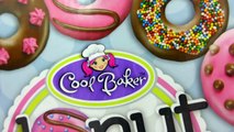 NO BAKE Rainbow Sprinkles DONUT MAKER Food Playset Kit with Shoppies Doll Donatina - Cookieswirlc