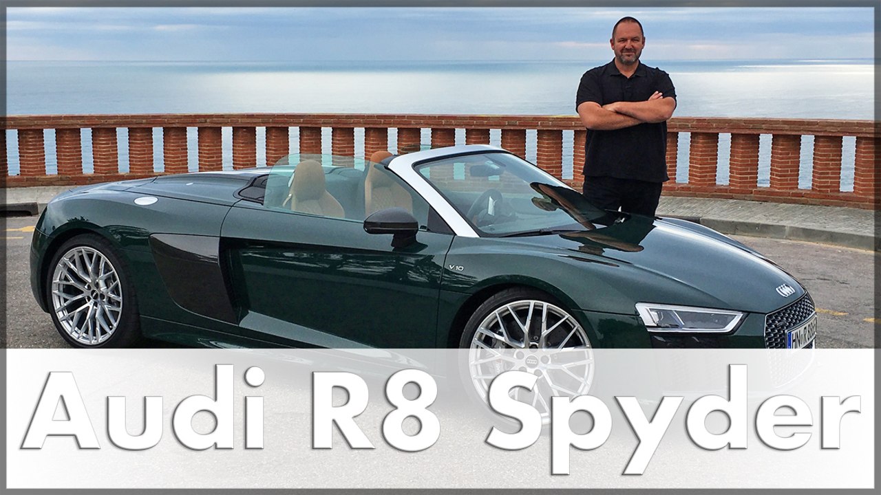 Audi R8 Spyder 2017 V10 Test & Fahrbericht Deutsch