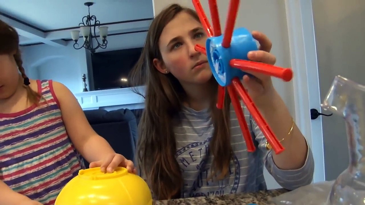 April Fools Pranks - Wet Head Water Roulette Challenge By Girls and Dad