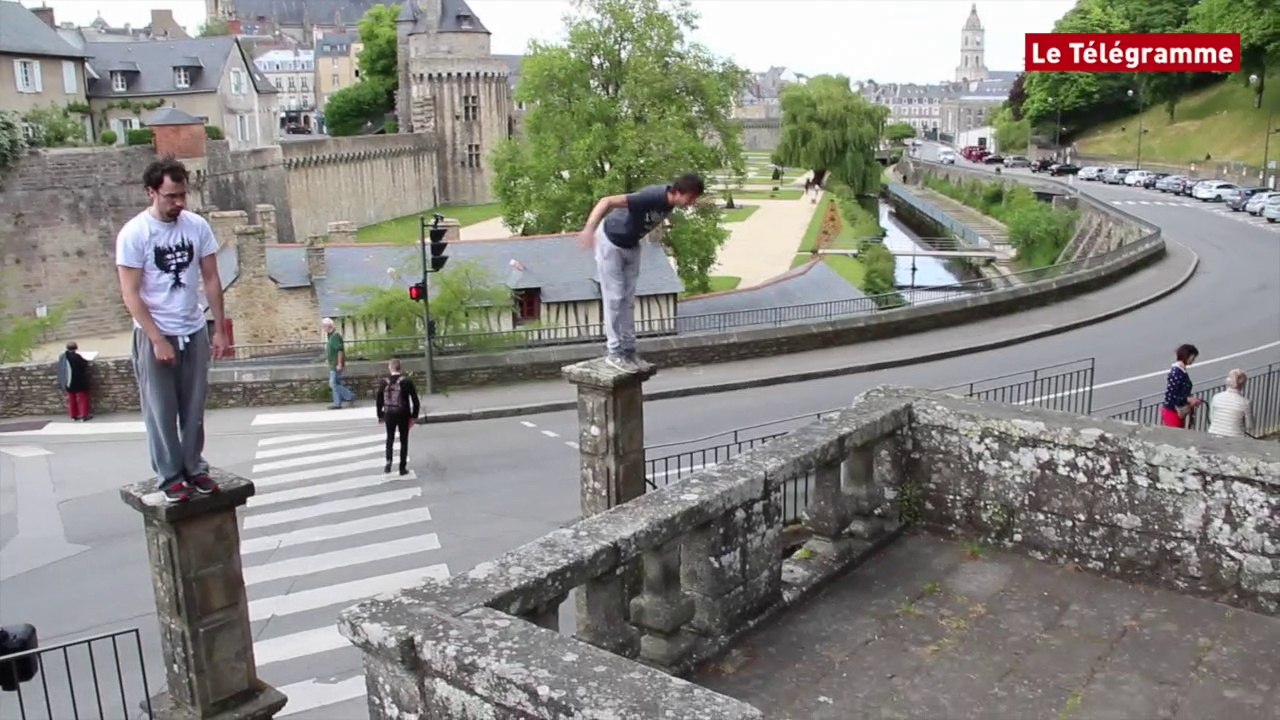 Vannes. Parkour : trois frères dans le mouvement