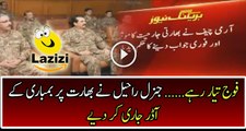 Give Jaw Breaking Reply to India -  Gen Raheel