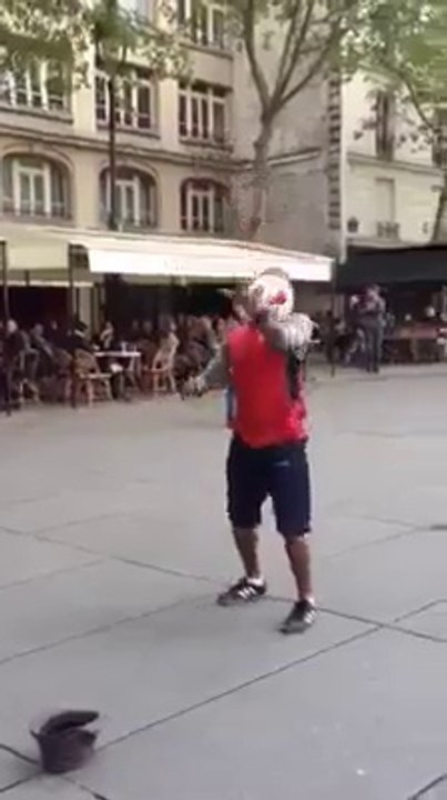 Amazing Football Skill In Road - Whatsapp Video