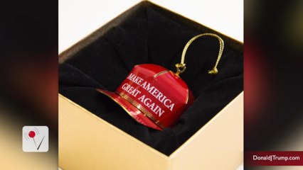 Donald Trump Selling "Make America Great Again" Christmas Ornament