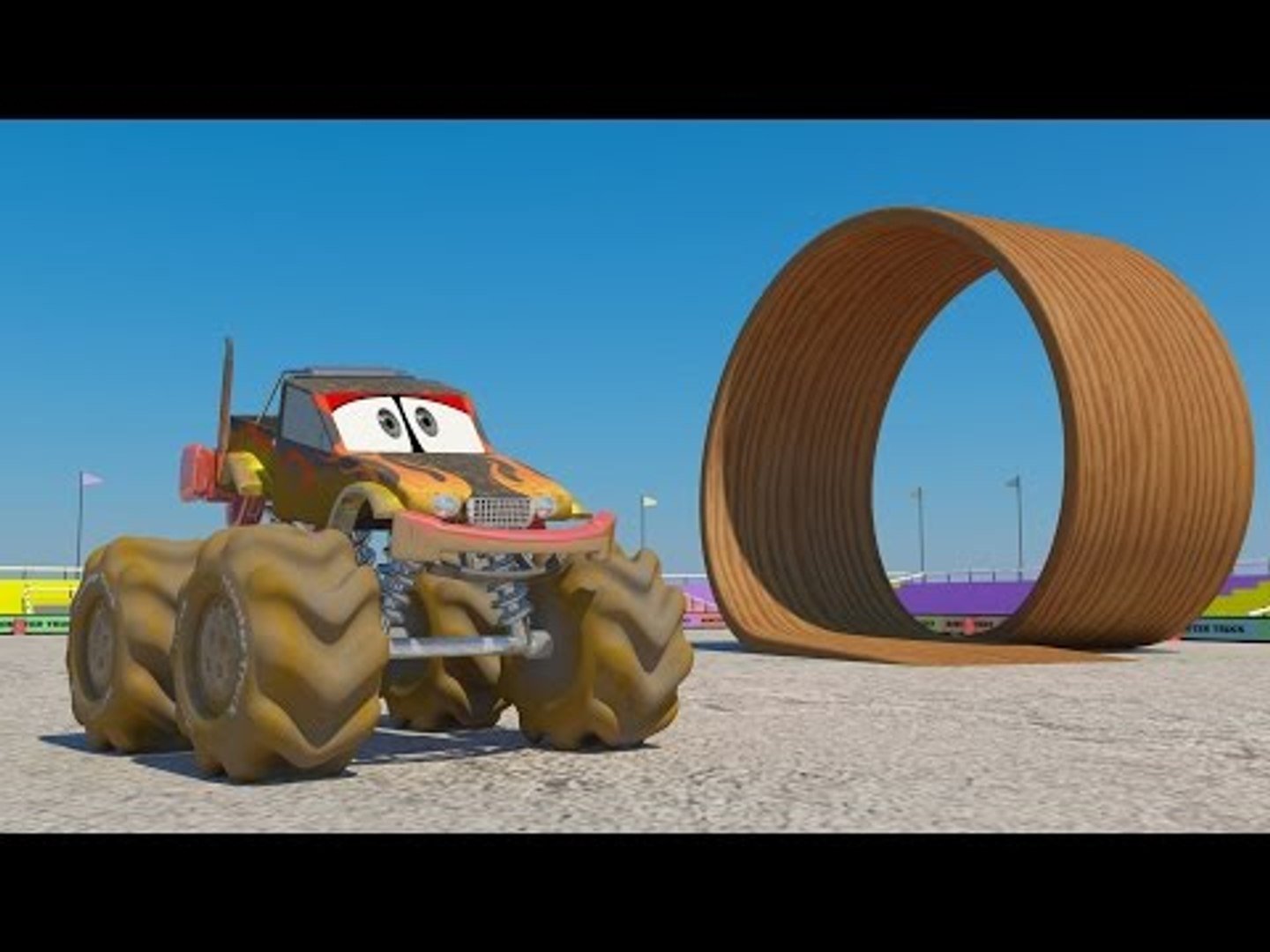 Car Wash 3D, Monster Truck Car Wash, Kids Videos