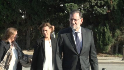 Rajoy acude al funeral de su "amiga" Barberá