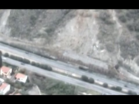 Letojanni (ME) - Frana di sulla A18 Messina-Catania , 10 avvisi di garanzia (24.11.16)