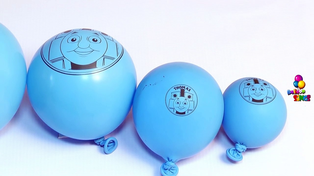 Thomas Train The Balloons Show Finger Family | 5 Balloons Finger Family Nursery Rhymes Compilation