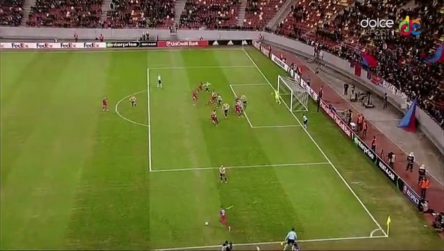 Gabriel Tamas Goal HD - FC Steaua Bucuresti	2-1	Osmanlispor 24.11.2016