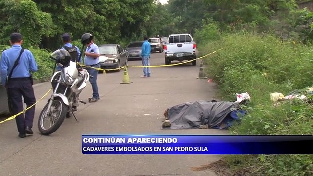 Continuan apareciendo cadaveres embolsados