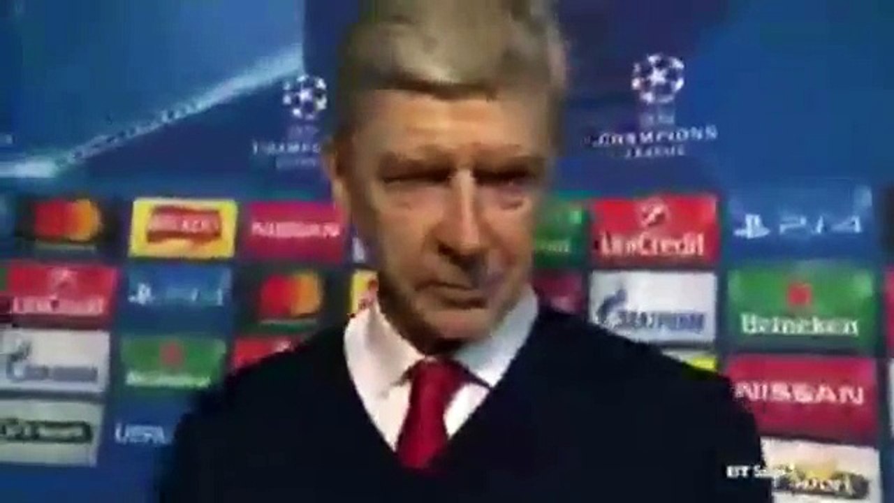 Arsene Wenger post match interview - Arsenal vs PSG 2-2