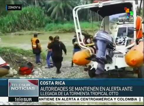 Costa Rica se mantiene en alerta ante llegada de Otto