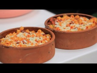 طاجن مكرونة بالسجق | نجلاء الشرشابي