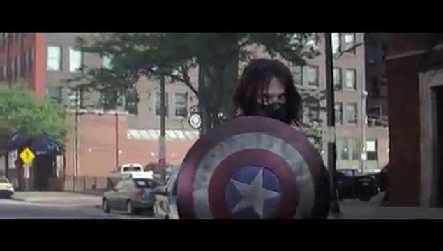 Captain America: The Winter Soldier- Cap Vs Winter Soldier