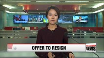 President Park's civil secretary, justice minister submit resignations