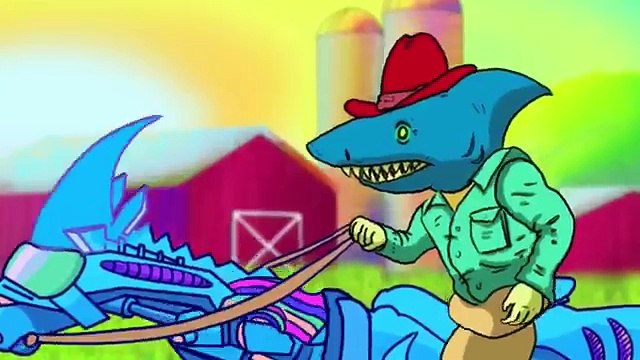 My Cute Shark Attack Cartoon #20 (Dancing Dino Vs. Shark Babies! +BEST OF) kids cartoons!