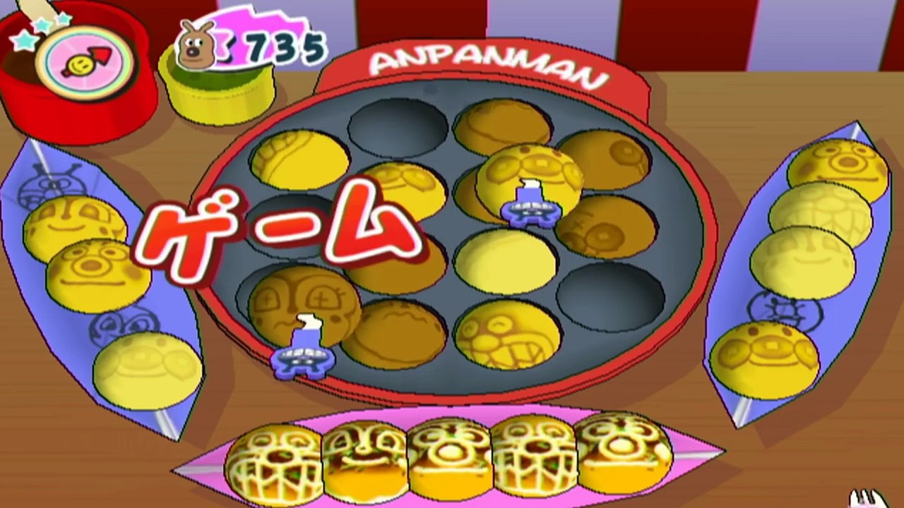 アンパンマンにこにこパーティー まつりでワッショイ 高画質 アニメ コキンちゃん　anpanman japanese tv game nintendo wii