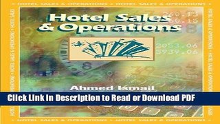 PDF Hotel Sales and Operations Ebook Online
