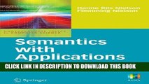 [READ] Ebook Semantics with Applications: An Appetizer (Undergraduate Topics in Computer Science)