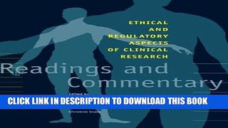 Ebook Ethical and Regulatory Aspects of Clinical Research: Readings and Commentary Free Read