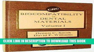 Ebook Biocompatibility of Dental Mtls Vol 1 Free Read