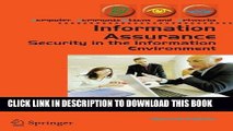 [READ] Mobi Information Assurance: Security in the Information Environment (Computer