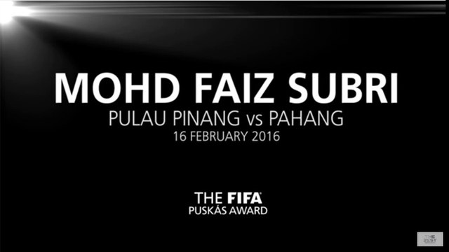 Anugerah Puskas: Gol Faiz Subri paling tinggi tontonan setakat ini