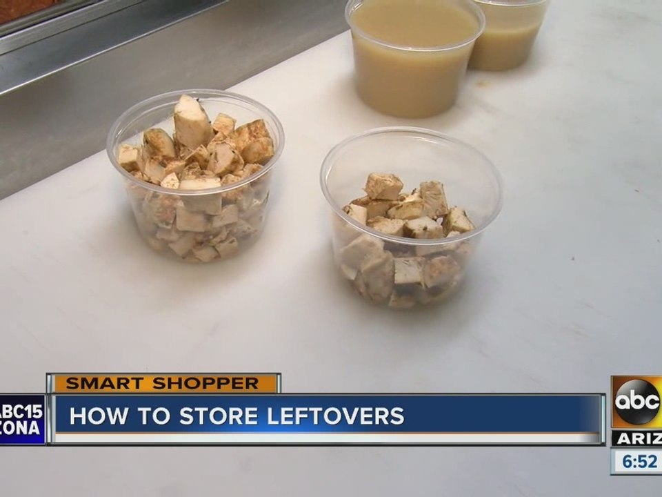 Tips for storing Thanksgiving leftovers