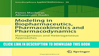 Read Now Modeling in Biopharmaceutics, Pharmacokinetics and Pharmacodynamics: Homogeneous and