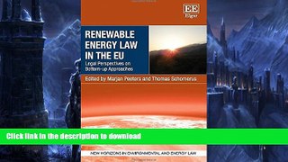 READ  Renewable Energy Law in the EU: Legal Perspectives on Bottom-Up Approaches (New Horizons in