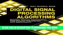 [READ] Kindle Digital Signal Processing Algorithms: Number Theory, Convolution, Fast Fourier