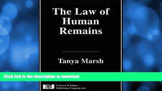 READ BOOK  The Law of Human Remains  BOOK ONLINE