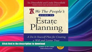 READ BOOK  We The People s Guide to Estate Planning: A Do-It-Yourself Plan for Creating a Will