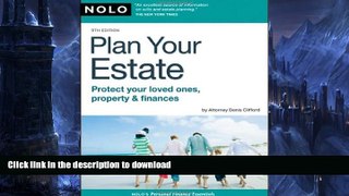 FAVORITE BOOK  Plan Your Estate, 9th Edition FULL ONLINE