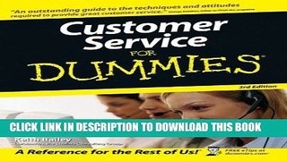KINDLE Customer Service For Dummies PDF Ebook